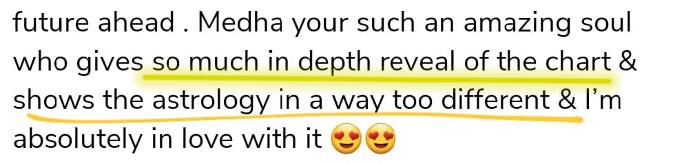 Client testimonial