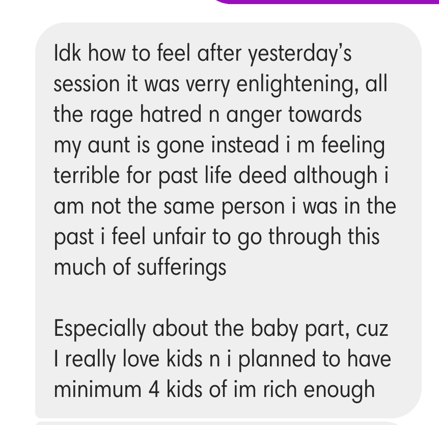Client testimonial
