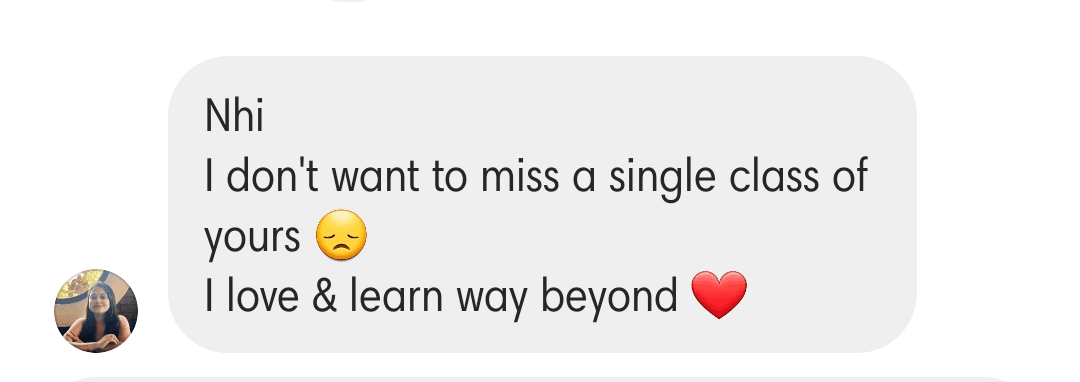Client testimonial