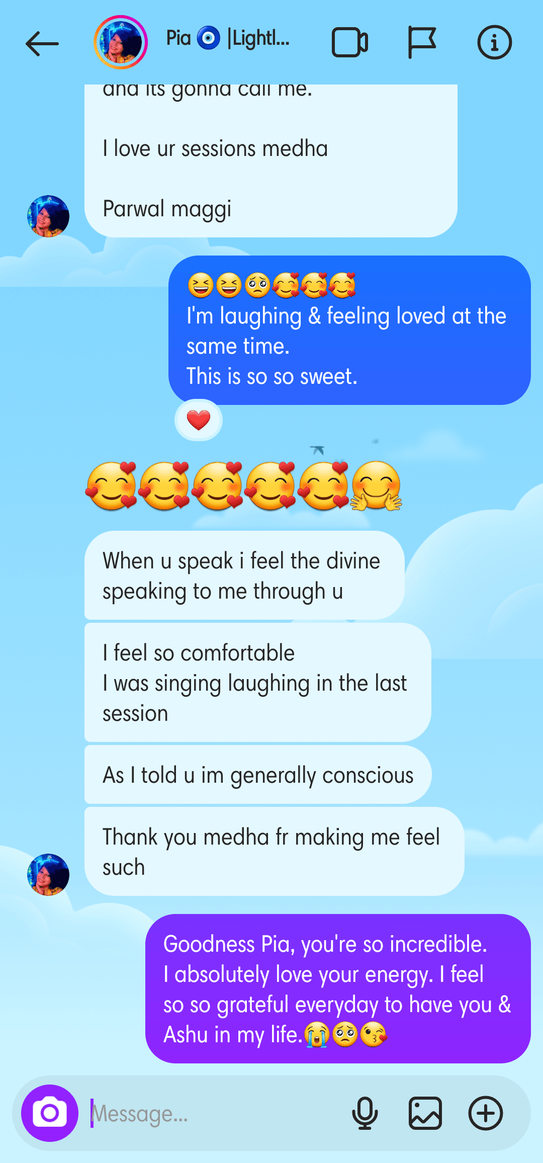 Client testimonial