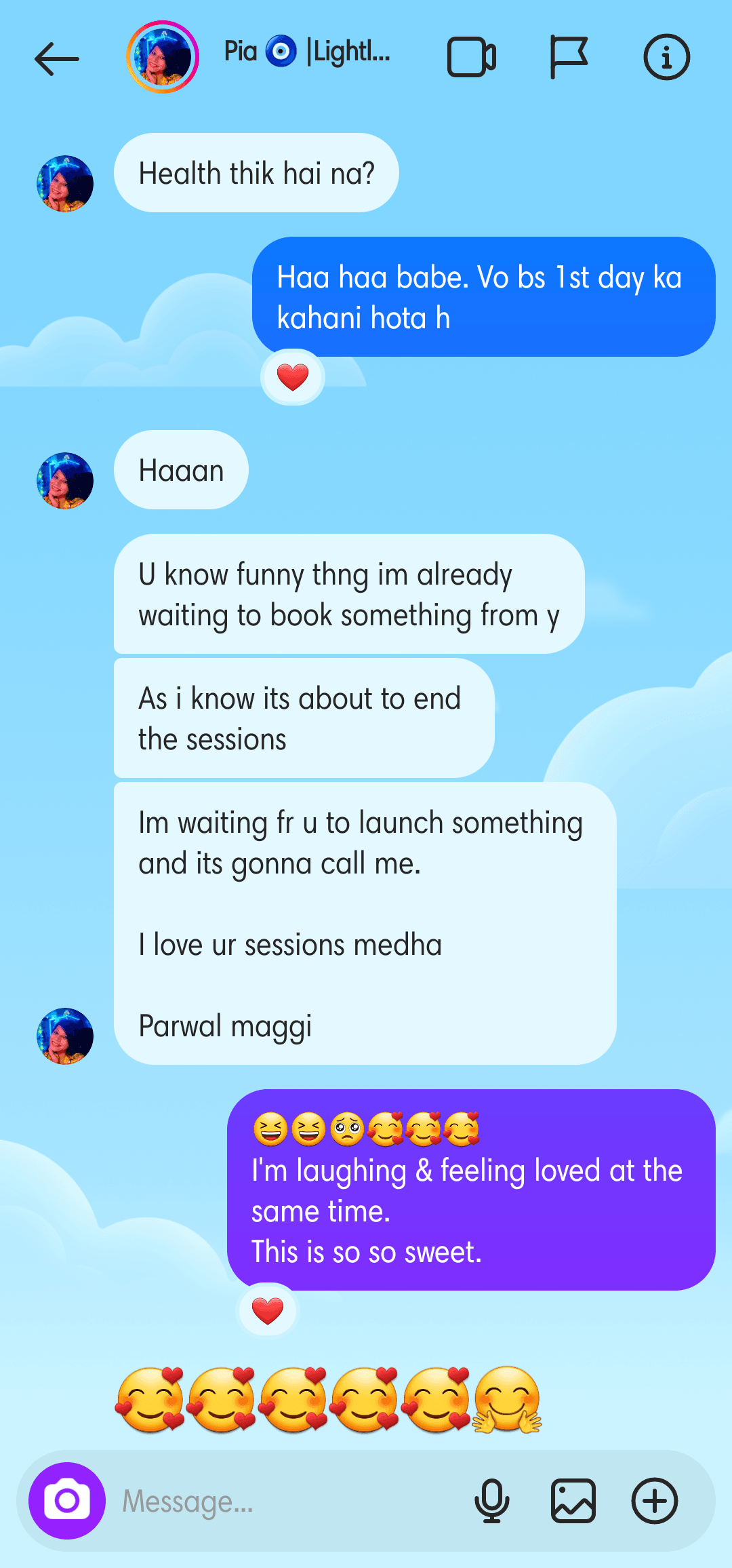 Client testimonial