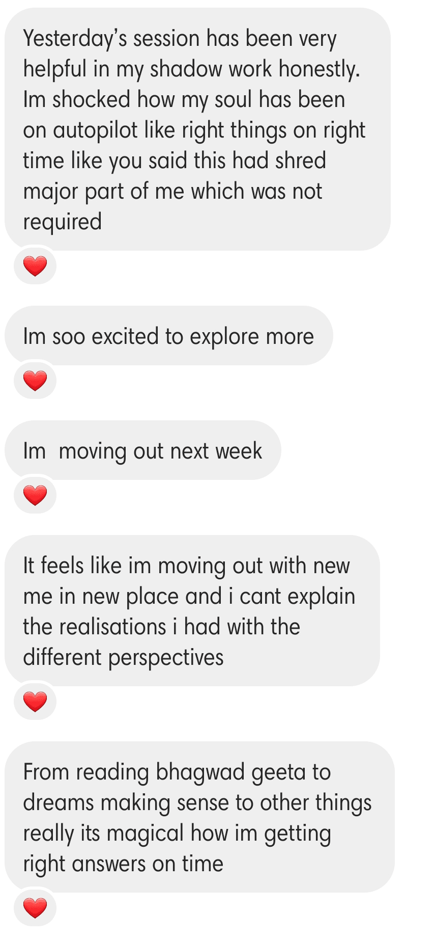 Client testimonial