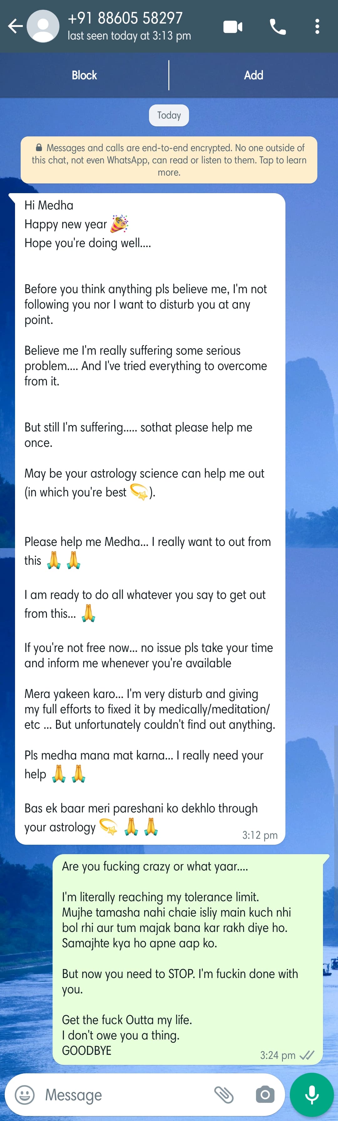 Client testimonial