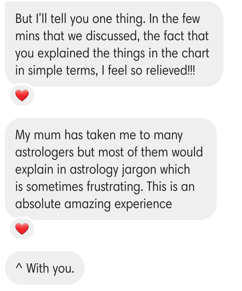 Client testimonial