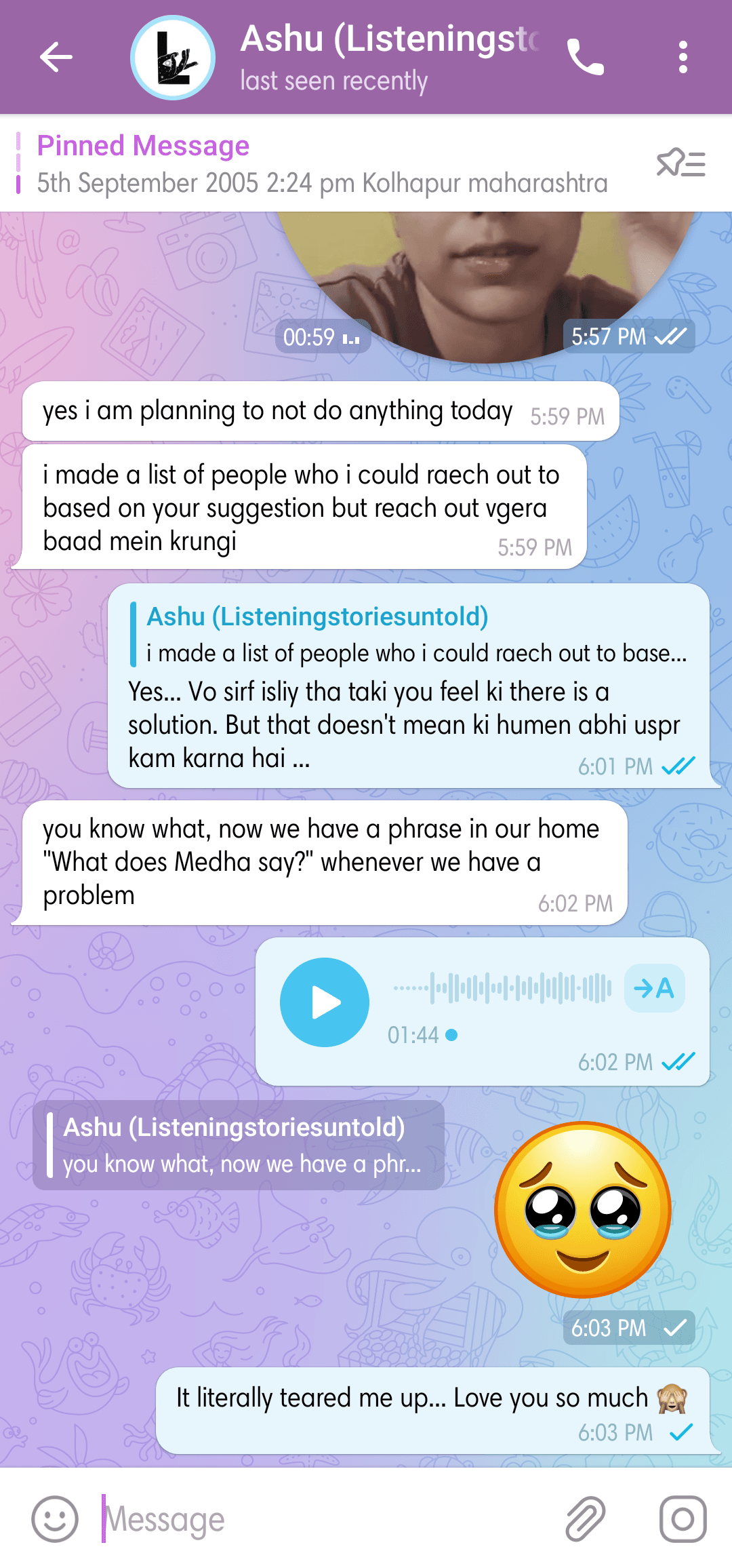 Client testimonial