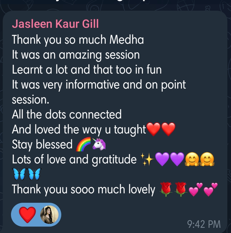 Client testimonial